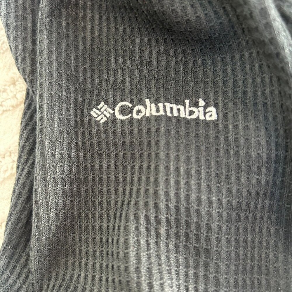 New Columbia Holly Hideaway Waffle Cowl Neck Pullover Sweatshirt Large Black $90 - Picture 3 of 7